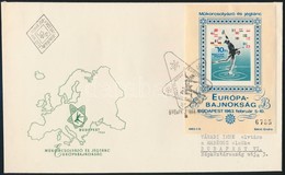 1963 Műkorcsolyázó és Jégtánc EB Vágott Blokk FDC-n / Mi Block 37 Imperforate On FDC - Autres & Non Classés