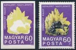 ** 1969 Földtani Intézet Vágott 60f Fekete Színnyomat Nélkül (40.000) / Mi 2521 Imperforate, Black Colour Print Omitted - Autres & Non Classés