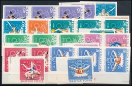 ** 1970 Magyar Olimpiai Bizottság 4 Db ívszéli Vágott Sor (14.000) / 4 X Mi 2616-2623 Imperforate Sets - Sonstige & Ohne Zuordnung
