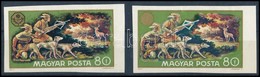 ** 1971 Lósport 80f Vágott Bélyeg A Fekete Szín Teljesen Hiányzik / Mi 2705 Imperforate, Black Colour Omitted. Certifica - Sonstige & Ohne Zuordnung