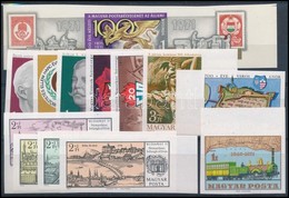 ** 1971 10 Klf Vágott Kiadás (16.500) / 10 Different Imperforate Issues - Other & Unclassified