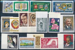 ** 1971-1972 15 Klf Vágott Kiadás (25.000) / 15 Different Imperforate Issues - Other & Unclassified