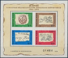 ** 1972 Bélyegnap Ajándék Blokk (30.000) / Mi Block 88 I. Present Of The Post - Other & Unclassified