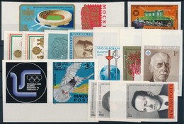 ** 1975 10 Klf Vágott Kiadás (21.700) / 10 Different Imperforate Issues - Other & Unclassified