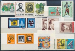 ** 1976 10 Klf Vágott Kiadás (16.600) / 10 Different Imperforate Issues - Andere & Zonder Classificatie