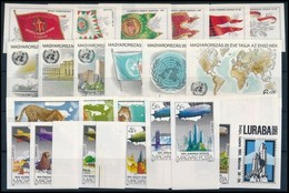 ** 1980-1981 4 Klf Vágott Sor (17.000) / 4 Different Imperforate Sets - Autres & Non Classés