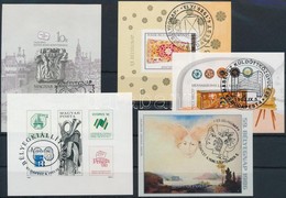 O 1980-1988 5 Klf Bélyegnap Vágott Blokk (22.000) / 5 Different Imperforate Blocks - Other & Unclassified