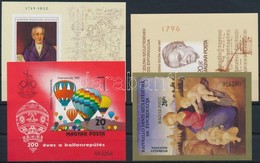 ** 1982-1983 4 Klf Vágott Blokk (22.000) / 4 Different Imperforate Blocks - Andere & Zonder Classificatie