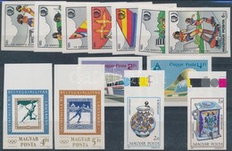 ** 1985 4 Klf Vágott Sor (13.500) / 4 Different Imperforate Sets - Andere & Zonder Classificatie