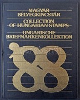 ** 1988 Bélyegkincstár, Benne Ajándék Blokk Zöld Sorszámmal (55.000) (csak 1000 Példány) / Year Book Including Mi Block  - Autres & Non Classés