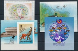 ** 1988 4 Klf Vágott Blokk (20.000) / 4 Different Imperforate Blocks - Andere & Zonder Classificatie