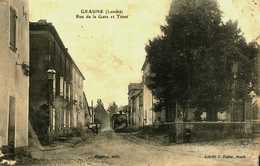 40.....geaune....rue De La Gare Et Tram. - Altri & Non Classificati