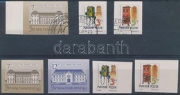 ** O 1990-1991 7 Db Vágott Bélyeg (27.000) / 7 Imperforate Stamps - Autres & Non Classés