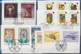 1990-1991 4 Klf Vágott Kiadás (20.000) / 4 Different Imperforate Issues - Andere & Zonder Classificatie