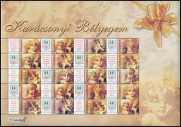 ** 2004 Karácsony 3 Klf Teljes ív Sorszám Nélkül (33.000) / 3 Different Complete Sheets Without Number - Altri & Non Classificati