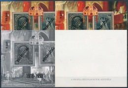 ** 1998/24 Köztársaság Emlékív 4 Db-os Garnitúra, Azonos Sorszámmal (45.000) / Souvenir Sheet Collection With 4 Varietie - Altri & Non Classificati