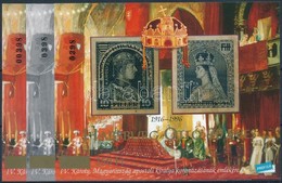 ** 2002/46 Habsburg Ottó 90 éves 3 Db-os Emlékív Garnitúra Azonos Sorszámmal (18.000) / Souvenir Sheet Collection With 3 - Sonstige & Ohne Zuordnung