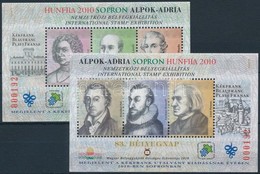 ** 2010 Hunfila Emlékívpár A Ritka HA-MI Változat / Souvenir Sheet Pair - Autres & Non Classés