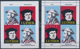 ** 2017 Reformáció Emlékív Pár / Souvenir Sheet Pair - Altri & Non Classificati