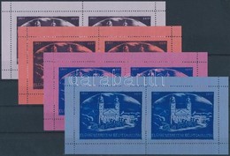 ** 2017 ELGYŰSZ Debrecen Bélyegkiállítás 4 Db-os Emlékív Garnitúra, Ritka / Souvenir Sheet Set - Autres & Non Classés