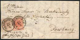 1851 3kr + 6kr HP I. Levélen / On Cover 'KLAGENFURTH' - 'WIEN' - 'PRESZBURG' - Other & Unclassified