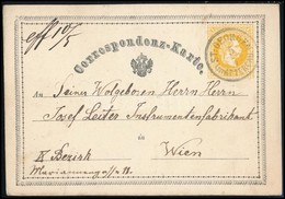 1871 Díjjegyes Levelezőlap / PS-card 'ST:GEORGEN Im ATTERGAU' - Other & Unclassified