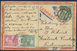 1911 Díjkiegészített Díjjegyes Levelezőlap Expressz Küldeményként - Sonstige & Ohne Zuordnung