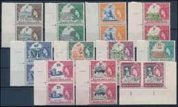 ** 1954 II. Erzsébet Brit Királynő Sor ívszéli és ívsarki Párokban,
Elizabeth II Set In Margin And Corner Pairs
Mi 46-56 - Sonstige & Ohne Zuordnung