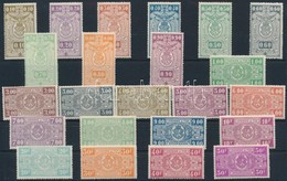 ** 1941 Vasúti Csomagbélyegek Sor Mi 225-248 - Other & Unclassified