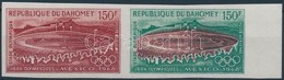 ** 1968 Nyári Olimpia Vágott 150Fr Pár Mi 363 Színpróba - Other & Unclassified