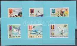 ** 1974 100 éves Az UPU Sor Mi 517-522 Blokkformában - Other & Unclassified