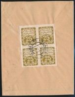 1920 Levél Franciaországból, Portózva / Cover From France With Postage Due - Sonstige & Ohne Zuordnung