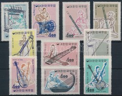 ** 1963 Hangszerek Sor Mi 406-415 (Mi EUR 80.-) - Sonstige & Ohne Zuordnung