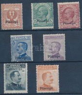 * 1912 Forgalmi 7 érték Piscopi Felülnyomással Mi 3-5, 7, 9-11 IX - Andere & Zonder Classificatie