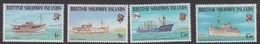 British Solomon Islands SG 272-275 1975 Ships And Navigators 5th Series, Mint Never Hinged - Iles Salomon (...-1978)