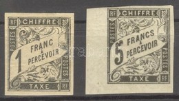 * 1884 Kiadatlan Portóbélyegek / Unissued Postage Due Stamps Mi I + III - Autres & Non Classés