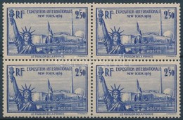 ** 1940 New York-i Világkiállítás 4-es Tömb Mi 445 - Altri & Non Classificati