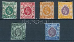 * 1912 Forgalmi Bélyegek / Definitive Stamps Mi 99-101, 107-109 - Other & Unclassified