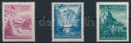 ** 1951 Nemzetközi Alpinista Egyesület Sor Mi 655-657 (Mi 655 Apró Folt) - Altri & Non Classificati