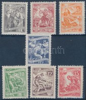 ** * 1952/1953 Gazdaság Sor Mi 717-723 (719+723 II, Az Utolsó érték Falcos) - Autres & Non Classés