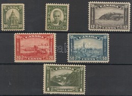 * 1930-1931 Forgalmi Bélyeg Sor/ Definitive Stamp Set Mi 150-155 - Other & Unclassified