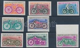 ** 1969 Motorok és Kerékpárok Vágott Sor Mi 184-191 - Andere & Zonder Classificatie