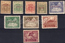 * 1919 Mi 1-2,4,6,8-12 - Autres & Non Classés