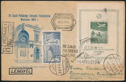 1954 Ajánlott Levél Magyarországra / Registered Cover To Hungary - Other & Unclassified