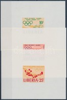 ** 1964 Olimpia Sor Vágott Blokkformában Mi 623-625 - Andere & Zonder Classificatie
