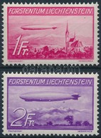 ** 1936 Zeppelin Sor Mi 149-150 - Autres & Non Classés