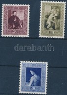 ** 1952 Festmények Sor Mi 306-308 - Other & Unclassified