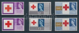 ** 1963 Vöröskereszt Mi 362-364 Foszforos és Foszfor Nélküli Sor - Sonstige & Ohne Zuordnung