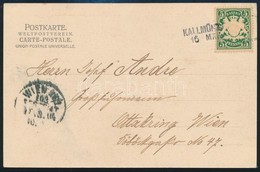 1904 Képeslap Ausztriába / Postcard To Austria 'KALLMÜNZ' - Sonstige & Ohne Zuordnung