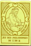 Jeu Des Philosophes De L'an II Jeu De 54 Cartes - 54 Carte